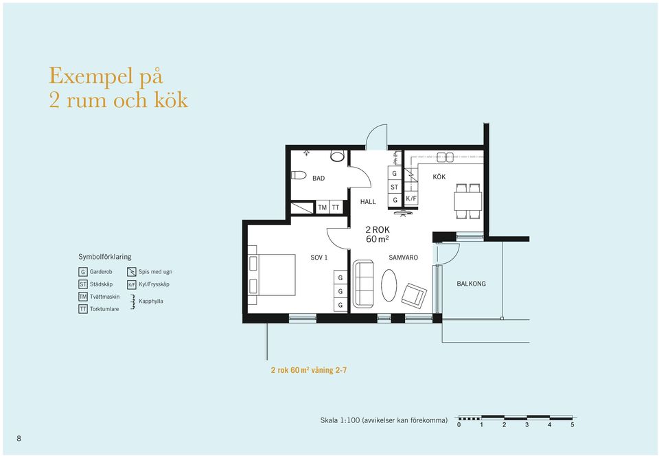 Spis med ugn Kyl/Frysskåp Kapphylla BALKON PASSAE K/ F SOV 1 1610 2100 TM TT BALKON BALKON 2 rok 60 m 2 våning 2-7 2 rok 60 m2 totalt 6 st våning 2-7 2 rok 60 m2