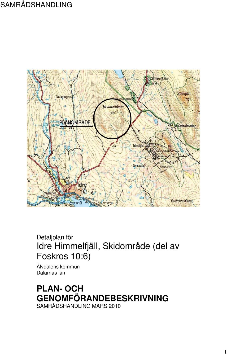 Älvdalens kommun Dalarnas län PLAN- OCH