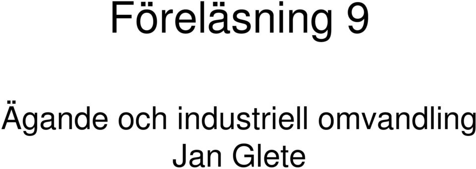 industriell
