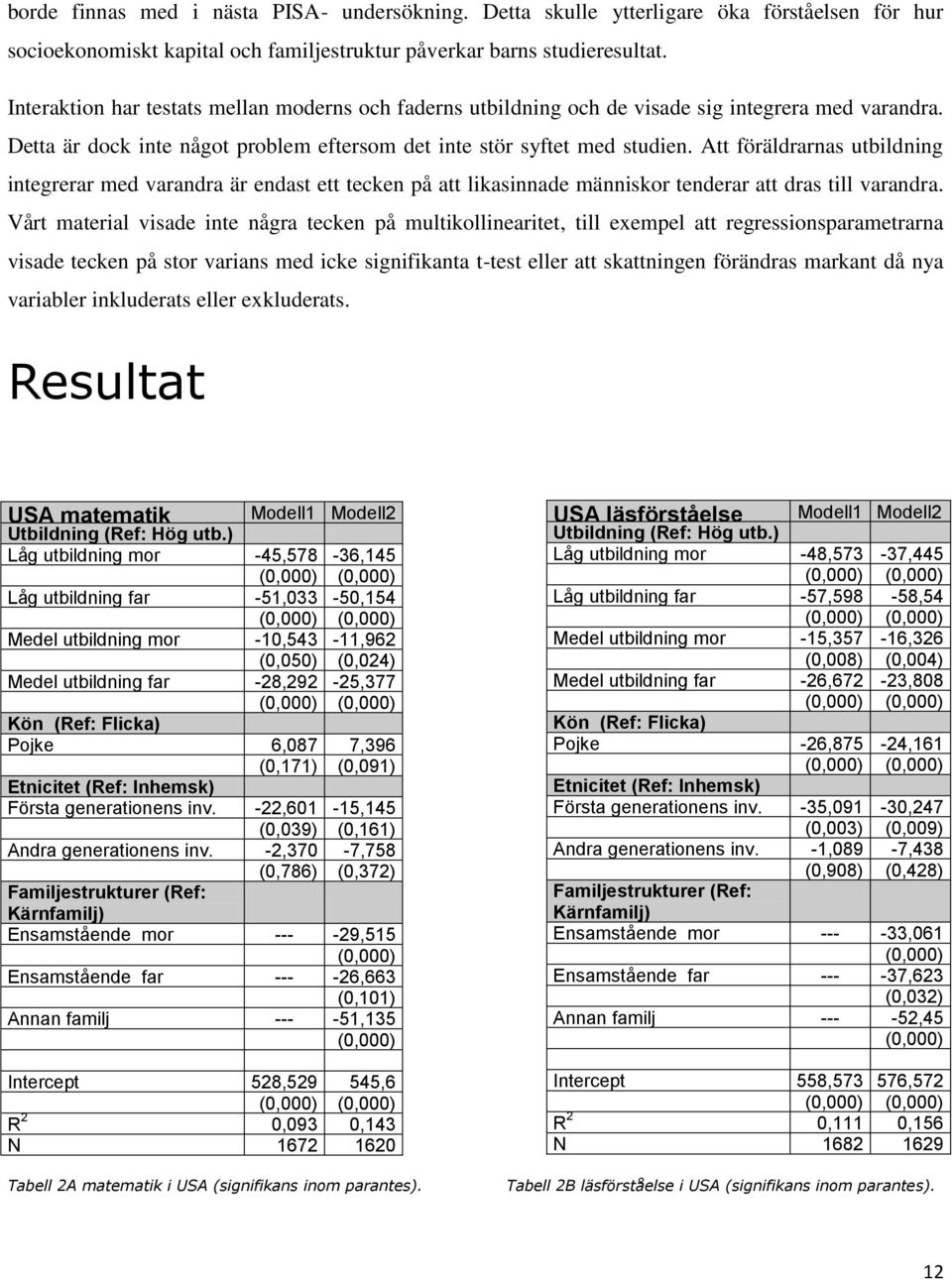 Att föräldrarnas utbildning integrerar med varandra är endast ett tecken på att likasinnade människor tenderar att dras till varandra.
