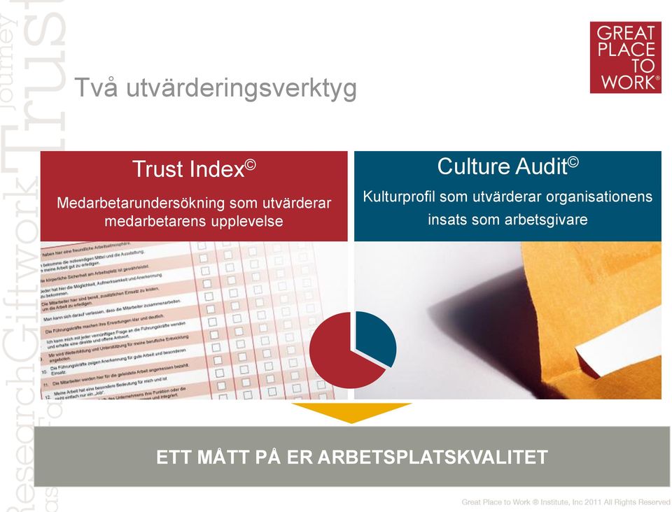 upplevelse Culture Audit Kulturprofil som utvärderar