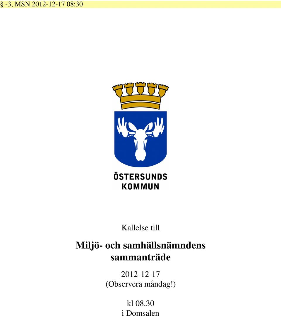 samhällsnämndens sammanträde