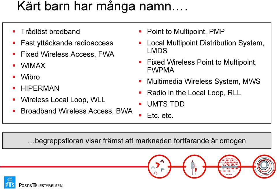 Local Loop, WLL Broadband Wireless Access, BWA Point to Multipoint, PMP Local Multipoint Distribution