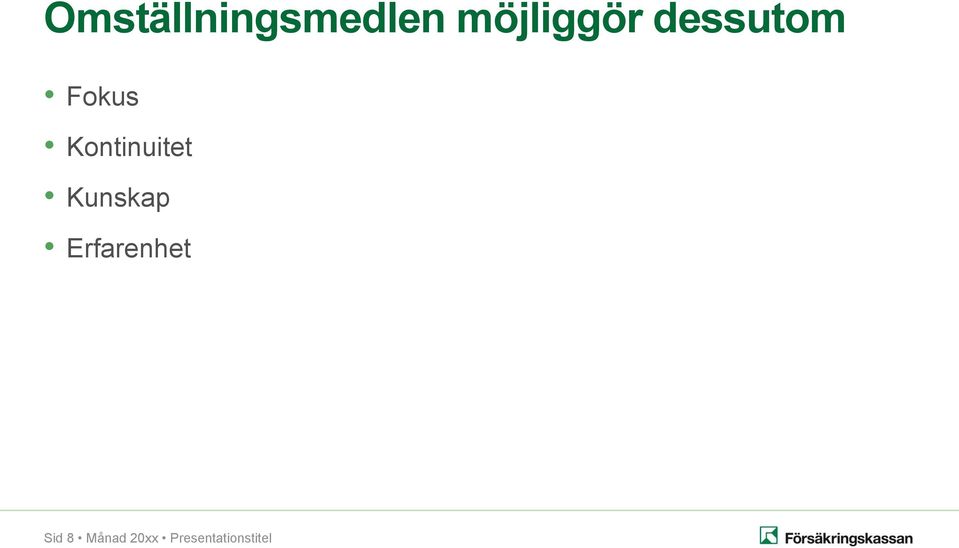 Kontinuitet Kunskap