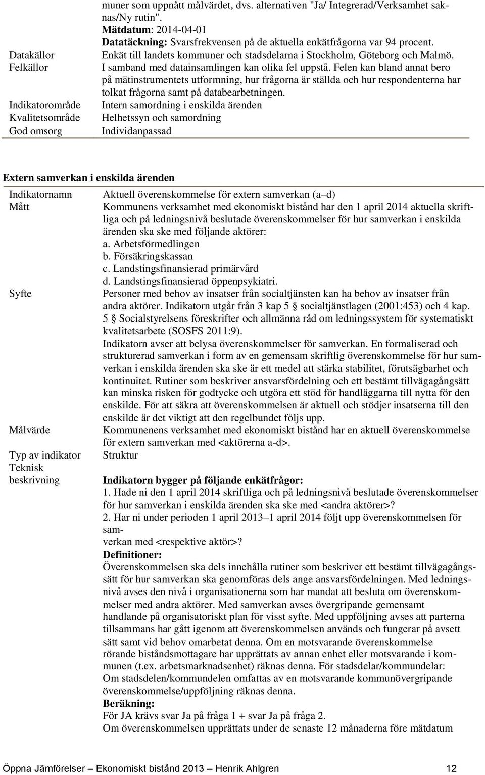 på mätinstrumentets utformning, hur frågorna är ställda och hur respondenterna har tolkat frågorna samt på databearbetningen.