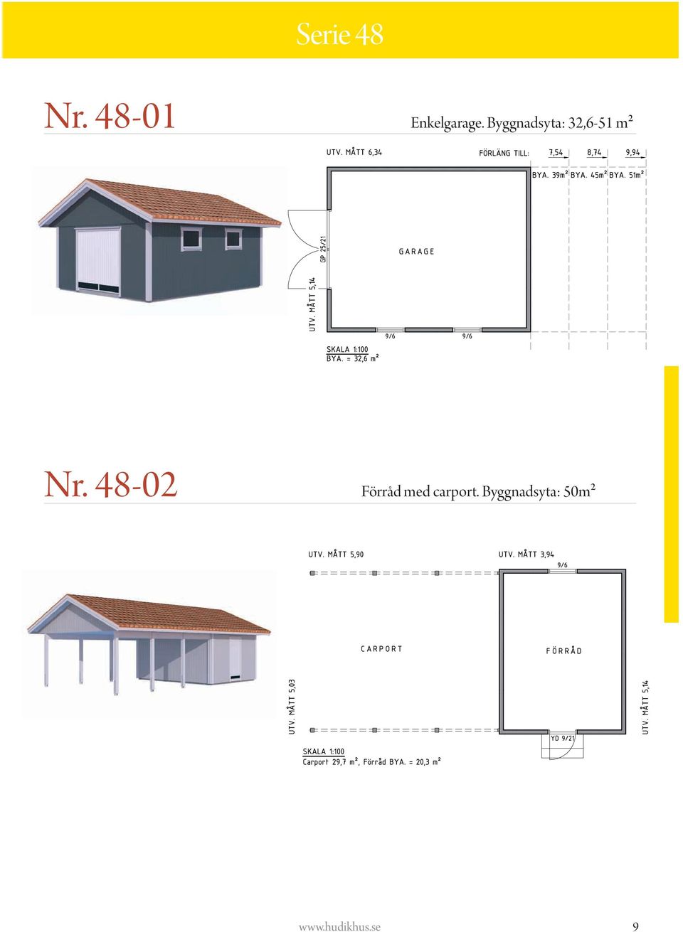 48-02 Förråd med carport.