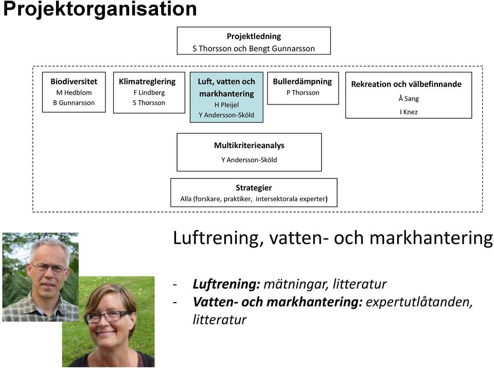 och välbefinnande Å Sang I Knez Multikriterieanalys Strategier Alla (forskare, praktiker, intersektorala experter)