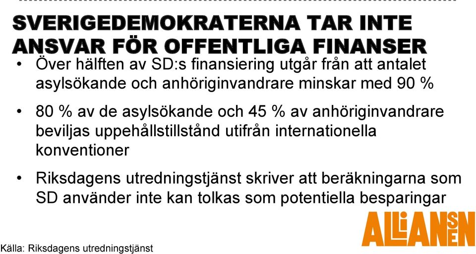 anhöriginvandrare beviljas uppehållstillstånd utifrån internationella konventioner Riksdagens