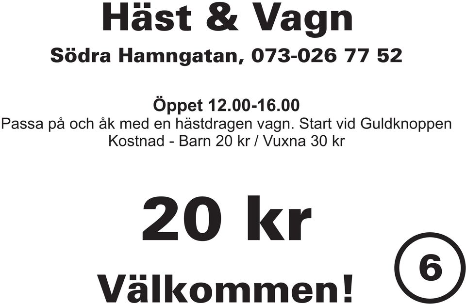 hästdragen vagn.