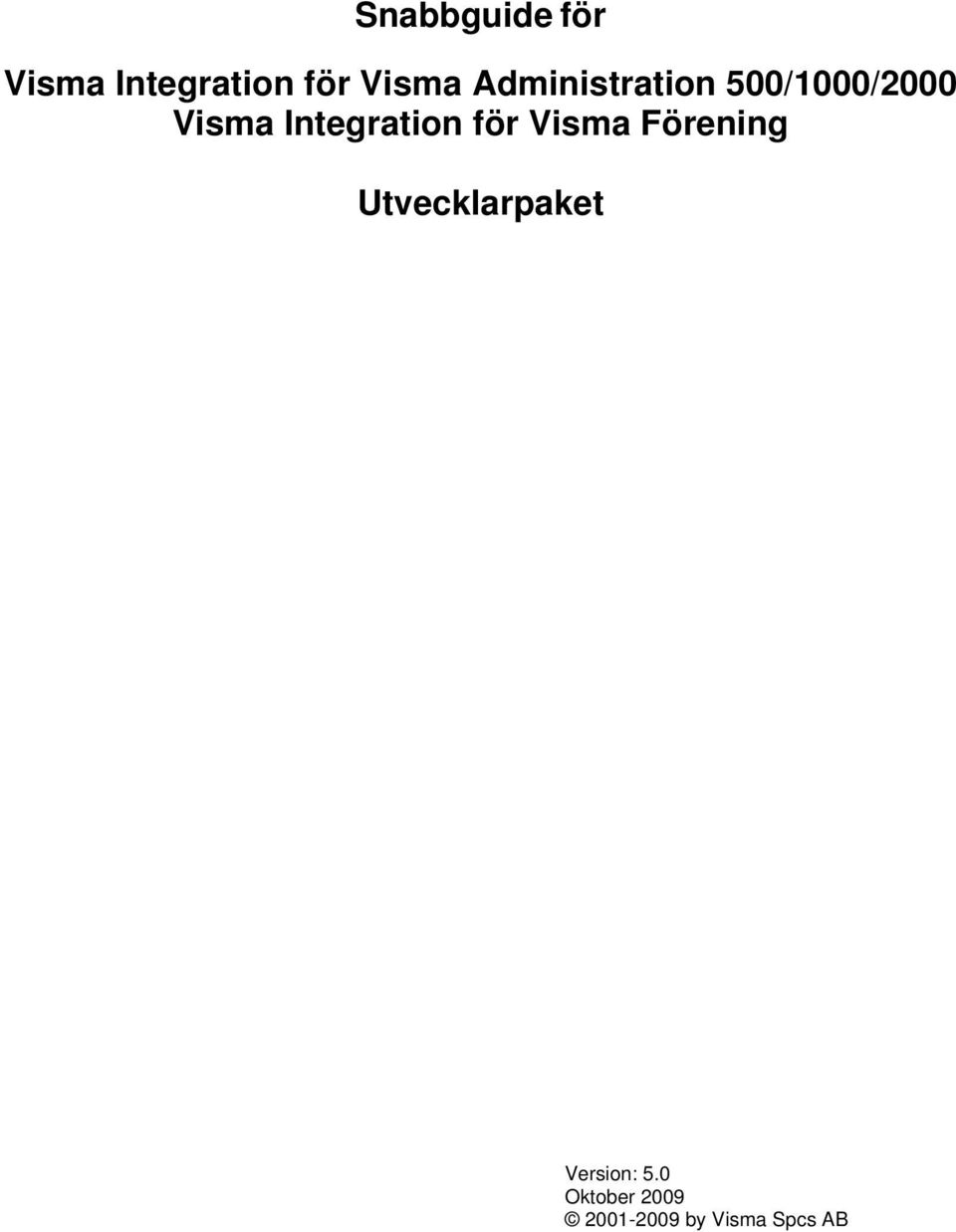 Integration för Visma Förening