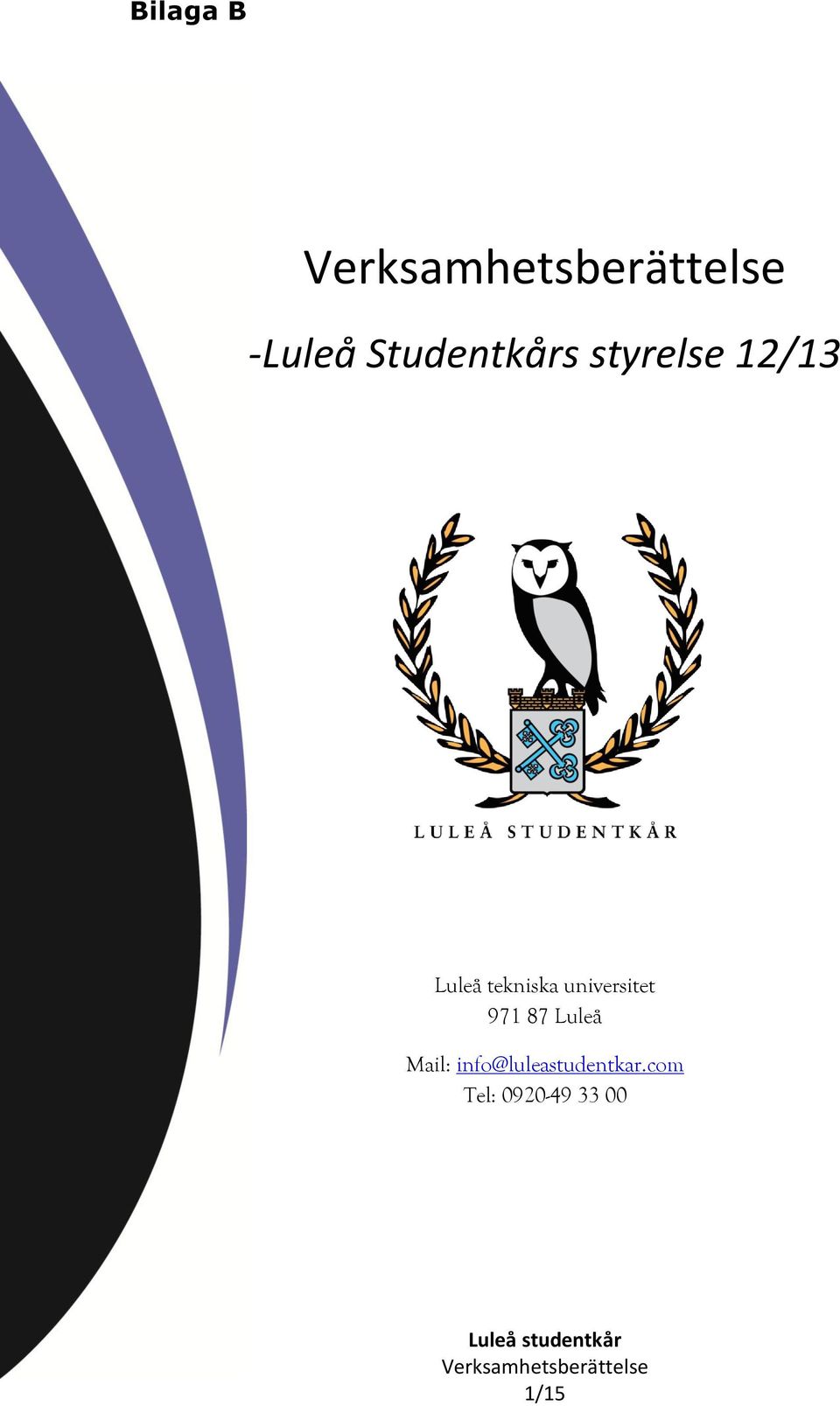 universitet 971 87 Luleå Mail: