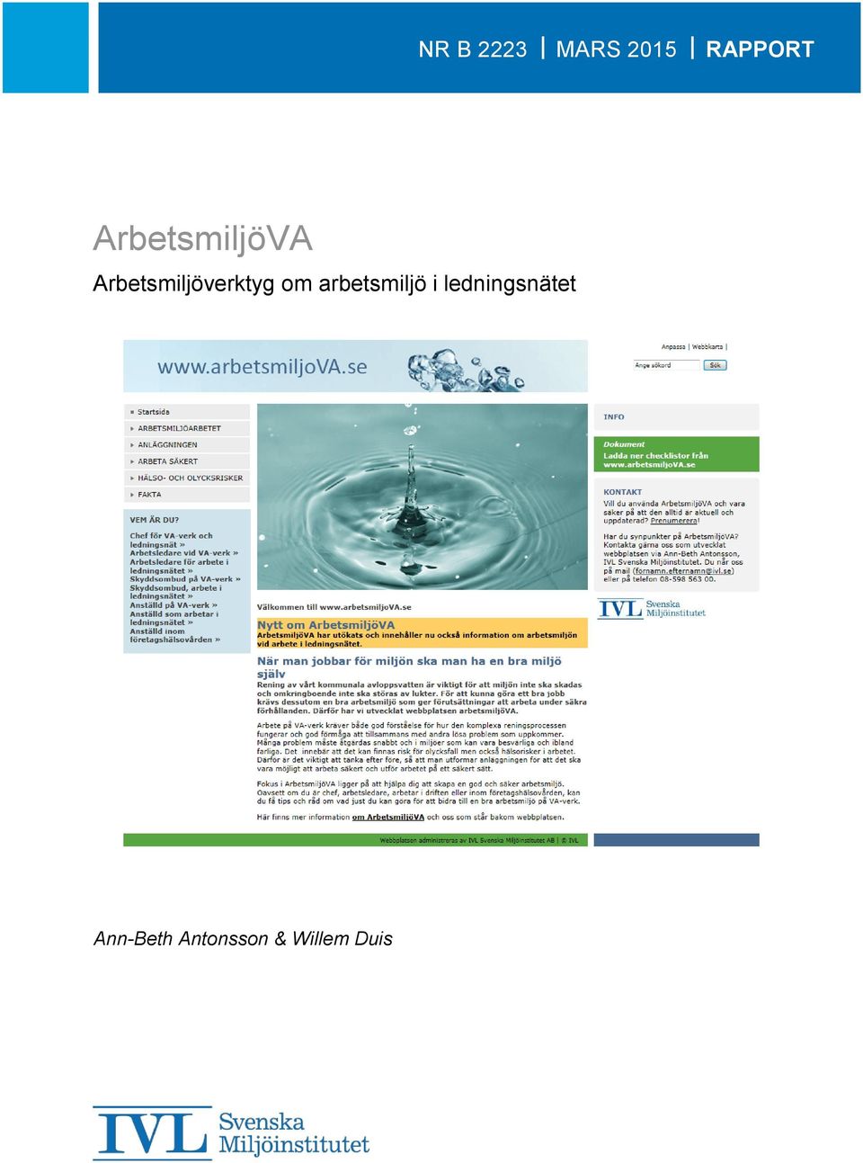 Arbetsmiljöverktyg om