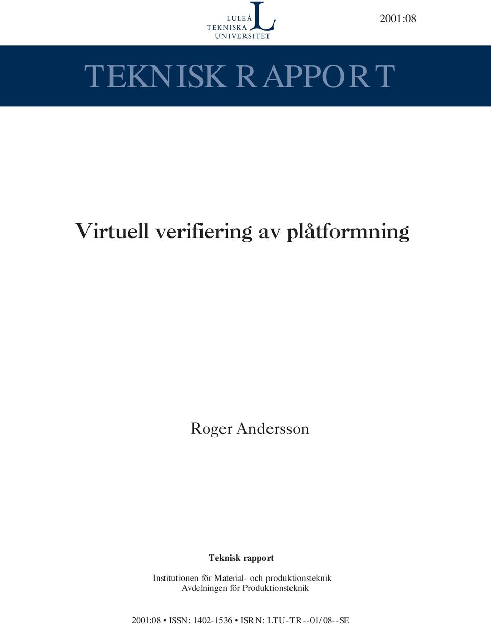 Institutionen för Material- och produktionsteknik