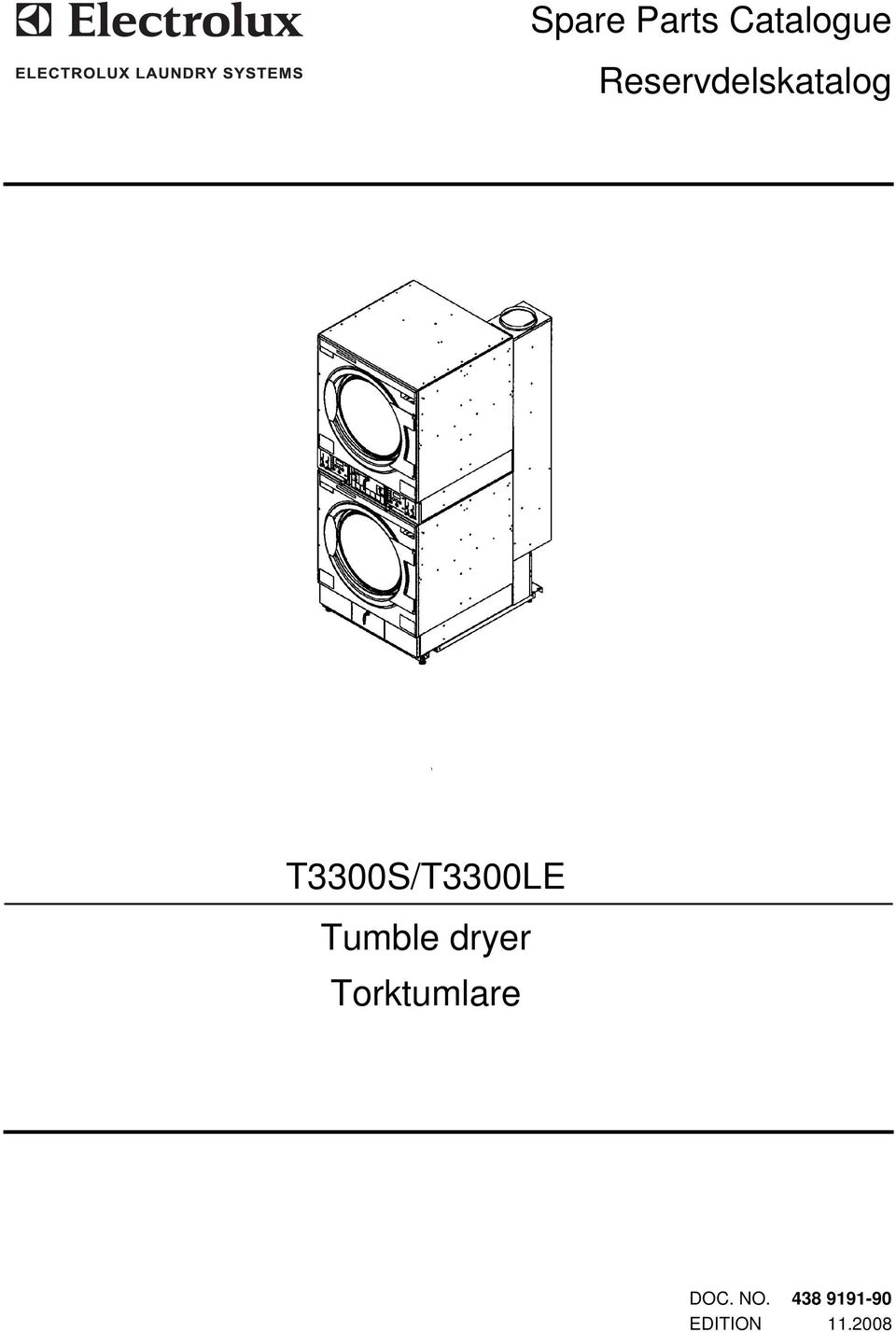 T3300S/T3300LE Tumble dryer