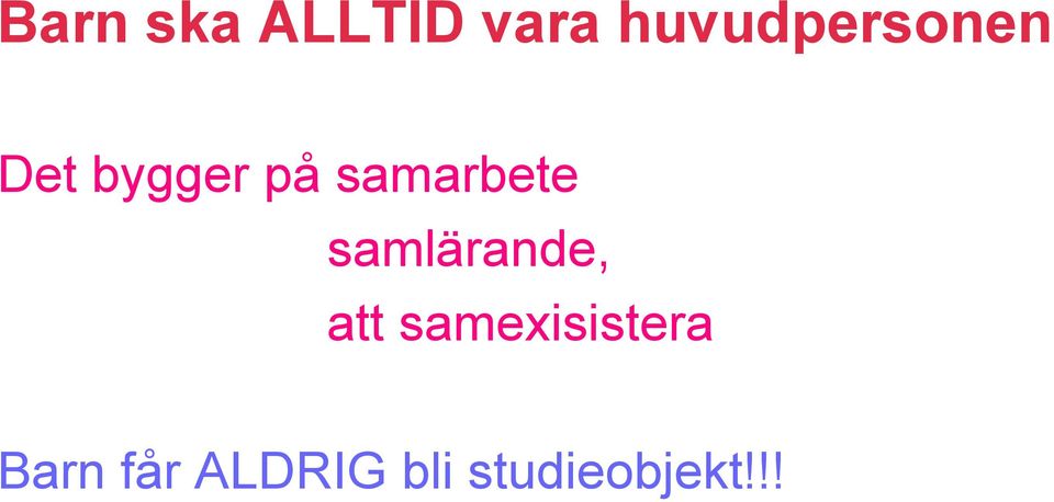 samarbete samlärande, att