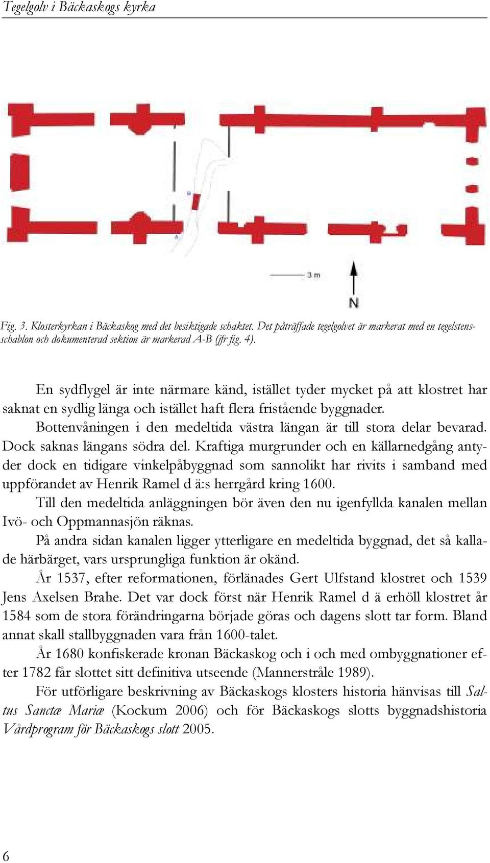 En sydflygel är inte närmare känd, istället tyder mycket på att klostret har saknat en sydlig länga och istället haft flera fristående byggnader.