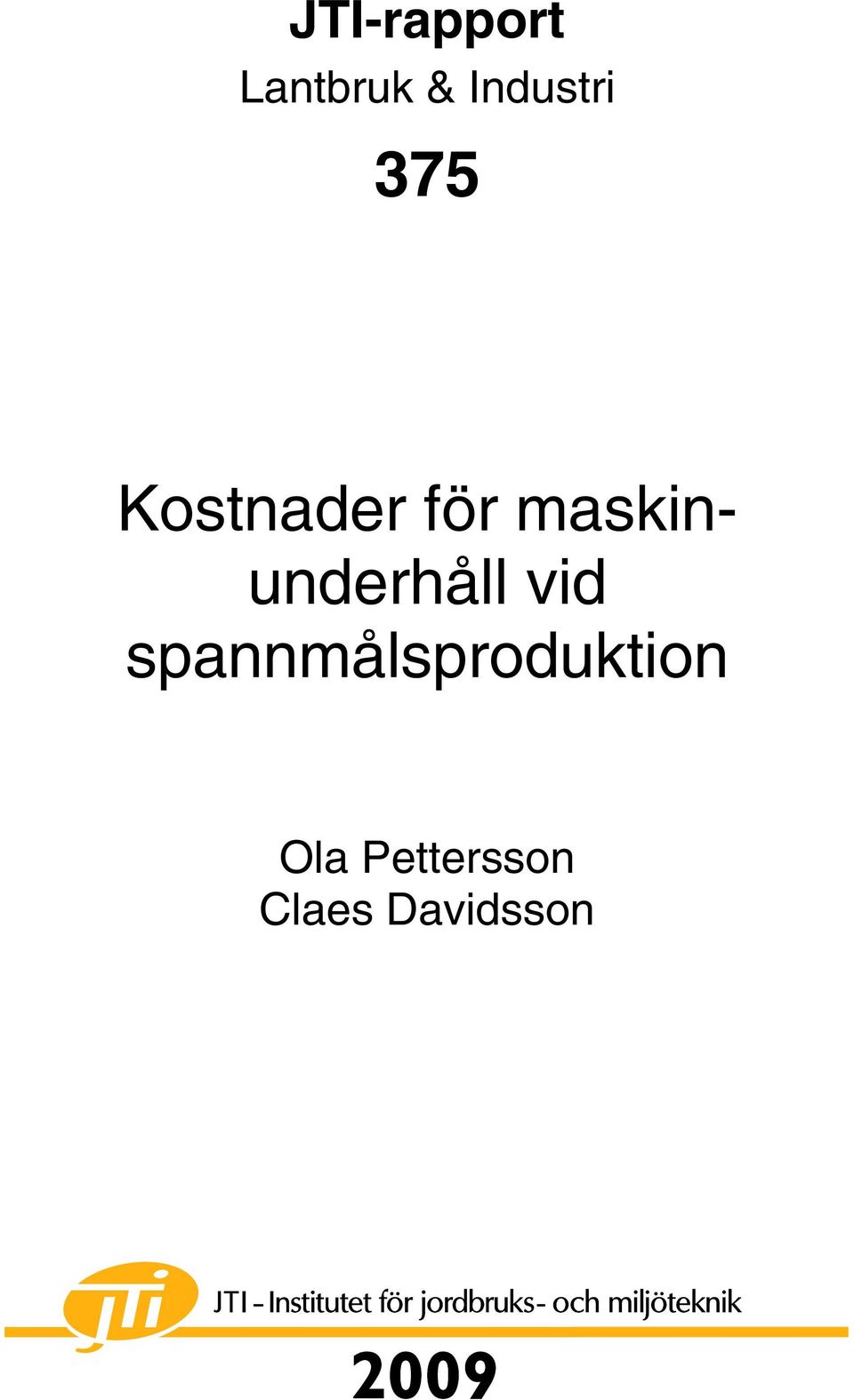maskinunderhåll vid