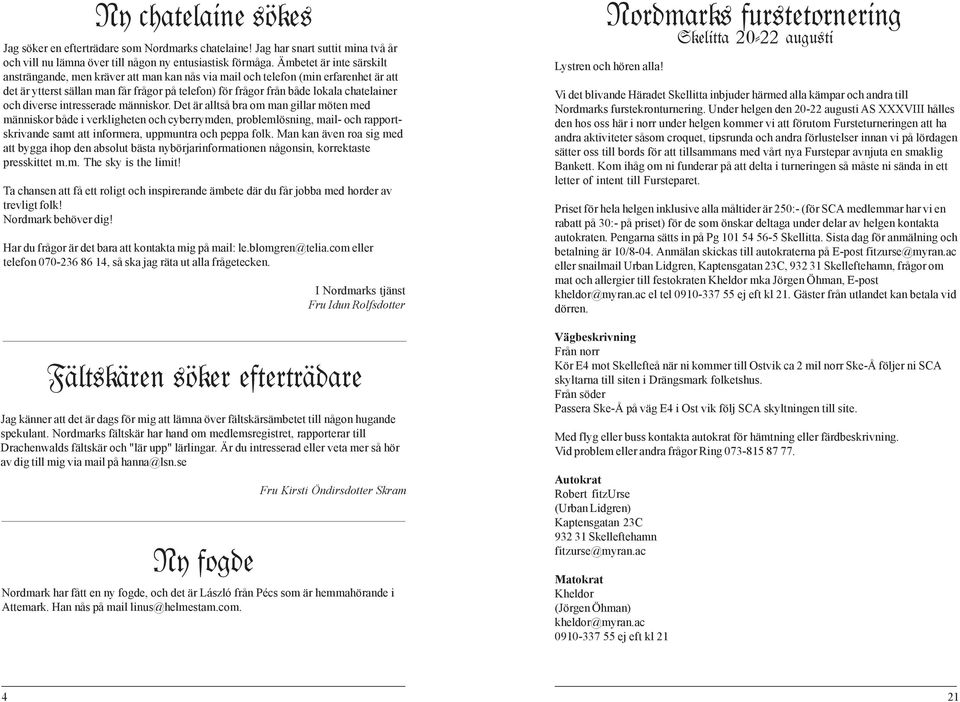 och diverse intresserade människor.