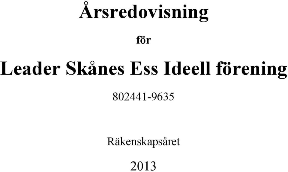 Ideell förening