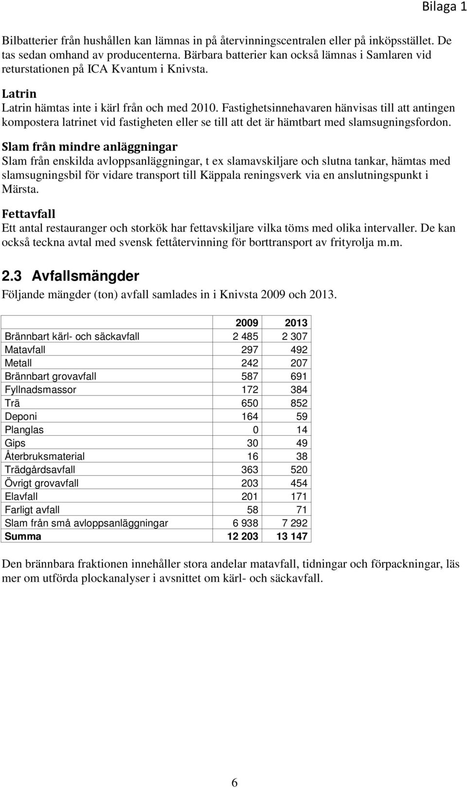 Fastighetsinnehavaren hänvisas till att antingen kompostera latrinet vid fastigheten eller se till att det är hämtbart med slamsugningsfordon.