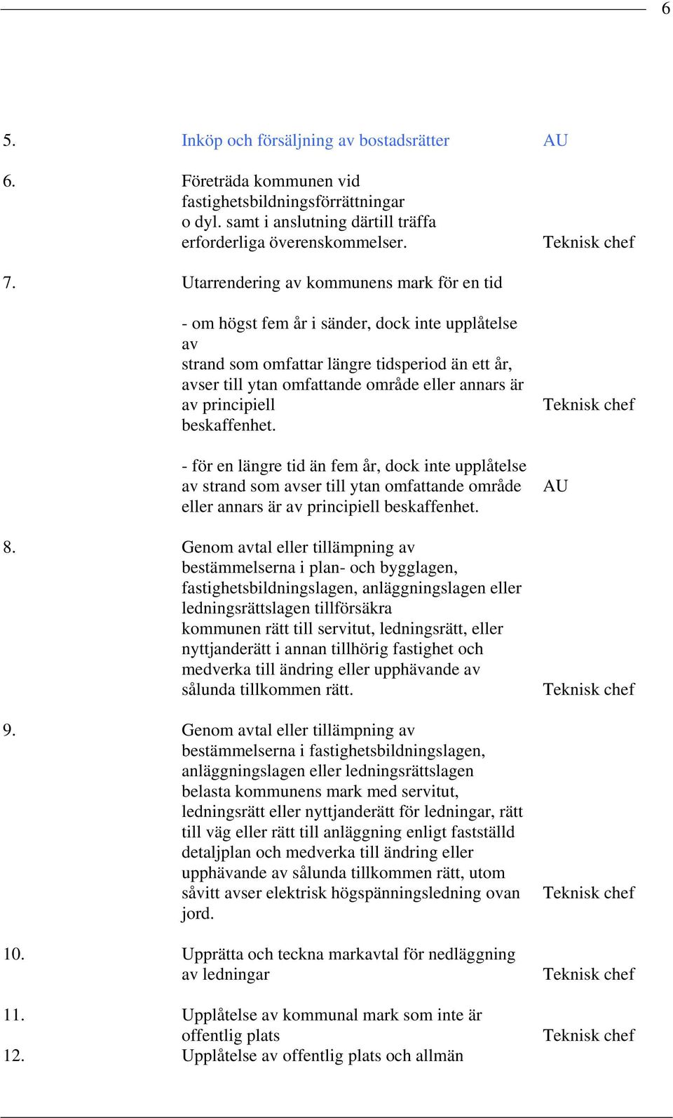 principiell beskaffenhet. - för en längre tid än fem år, dock inte upplåtelse av strand som avser till ytan omfattande område eller annars är av principiell beskaffenhet. 8.