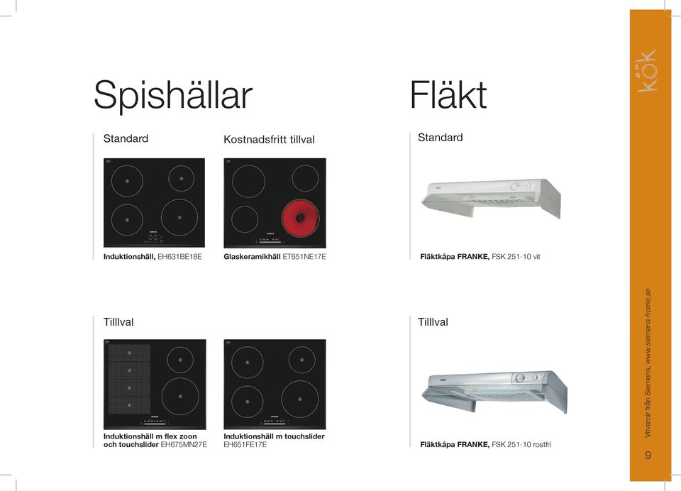 Induktionshäll m flex zoon och touchslider EH675MN27E Induktionshäll m