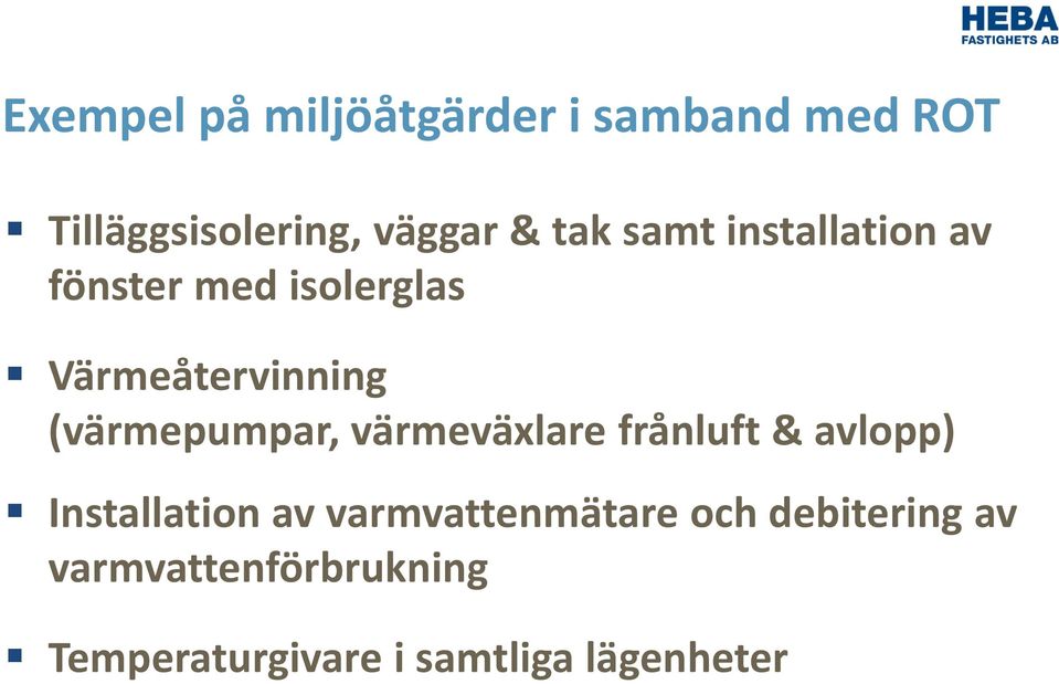 (värmepumpar, värmeväxlare frånluft & avlopp) Installation av