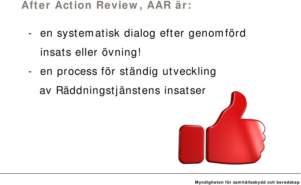 insats eller övning!