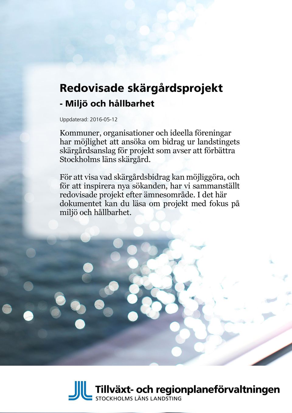 Stockholms läns skärgård.