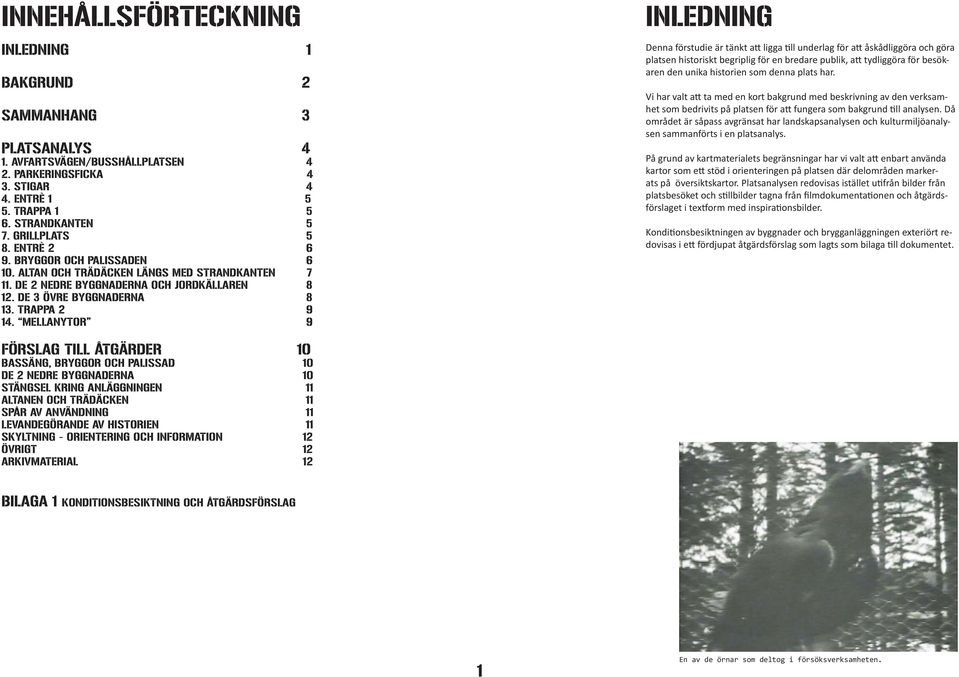 MELLANYTOR 9 INLEDNING Denna förstudie är tänkt att ligga till underlag för att åskådliggöra och göra platsen historiskt begriplig för en bredare publik, att tydliggöra för besökaren den unika
