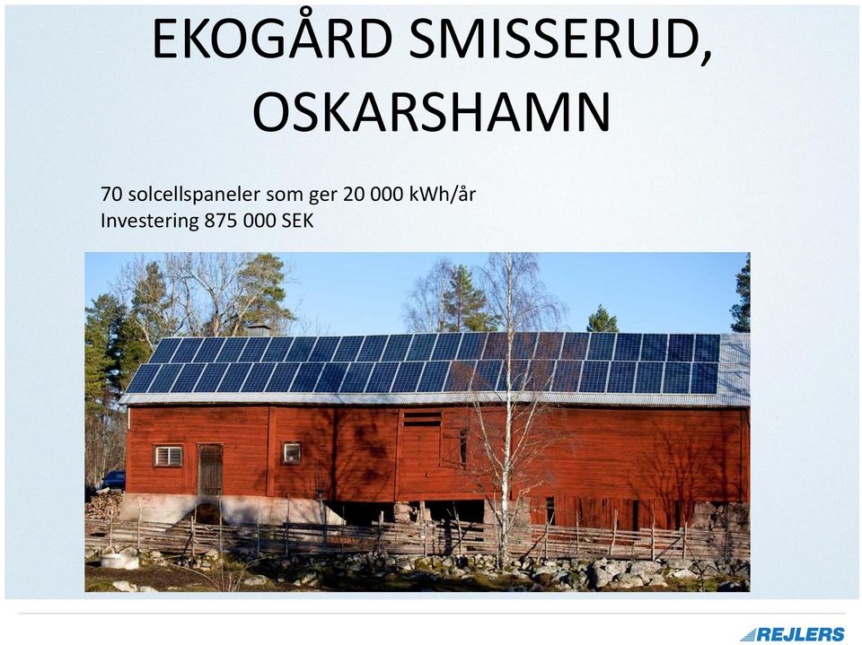 solcellspaneler som ger