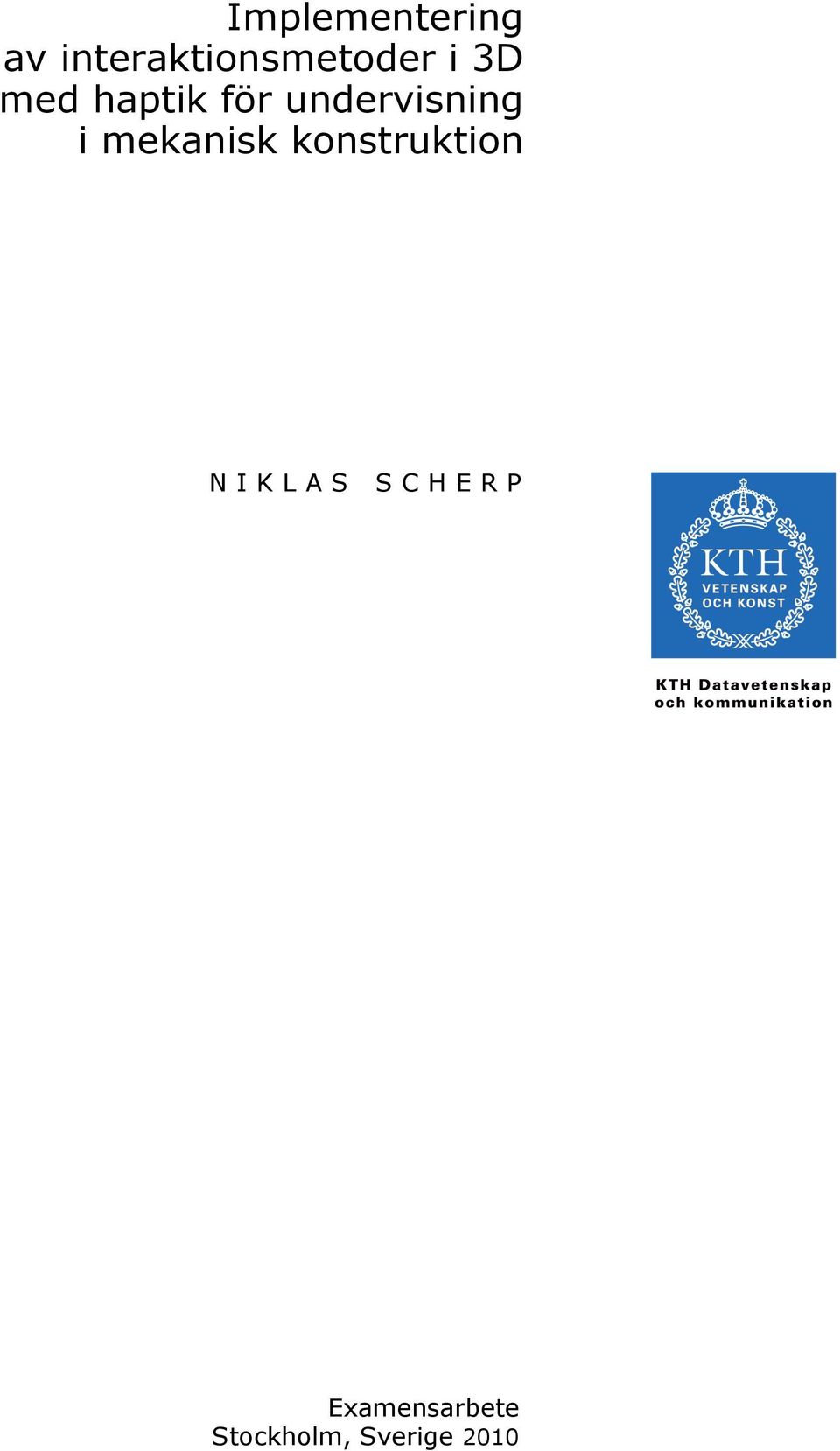 för undervisning i mekanisk