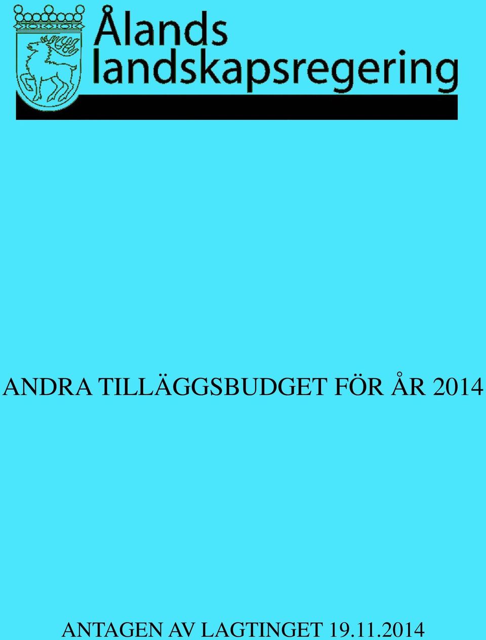 FÖR ÅR 2014