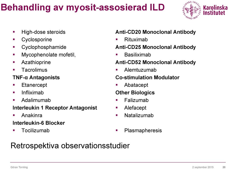 Monoclonal Antibody Rituximab Anti-CD25 Monoclonal Antibody Basiliximab Anti-CD52 Monoclonal Antibody Alemtuzumab Co-stimulation