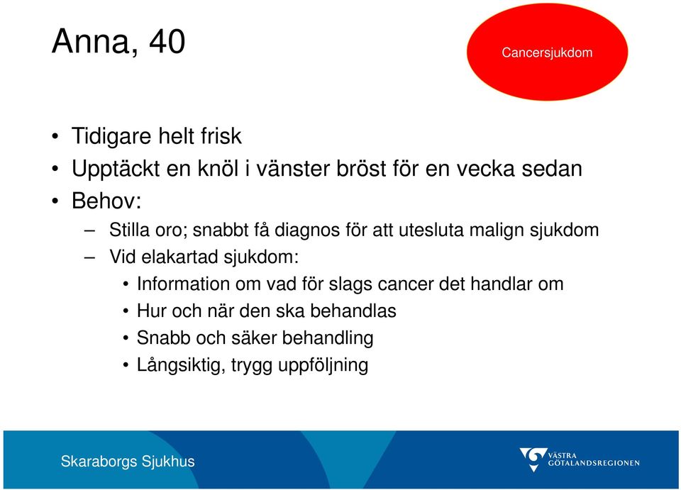 sjukdom Vid elakartad sjukdom: Information om vad för slags cancer det handlar