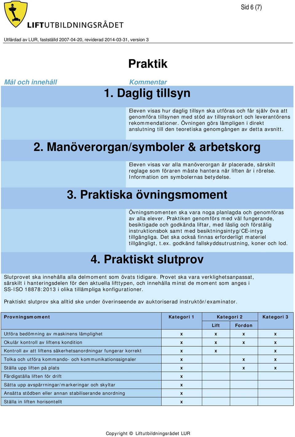 Övningen görs lämpligen i direkt anslutning till den teoretiska genomgången av detta avsnitt. 2.