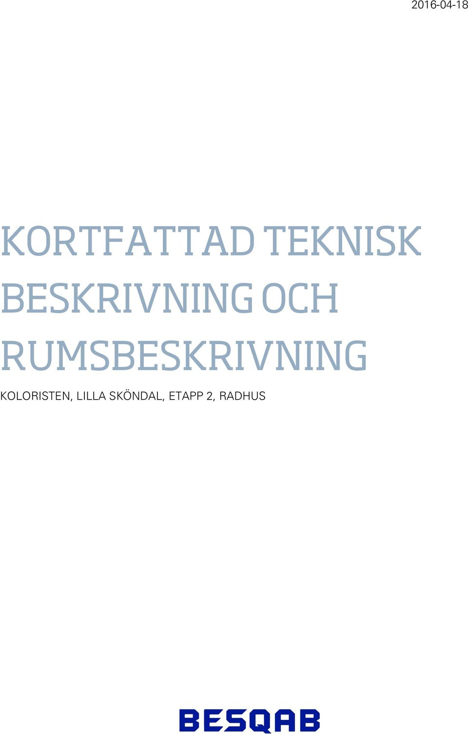 RUMSBESKRIVNING