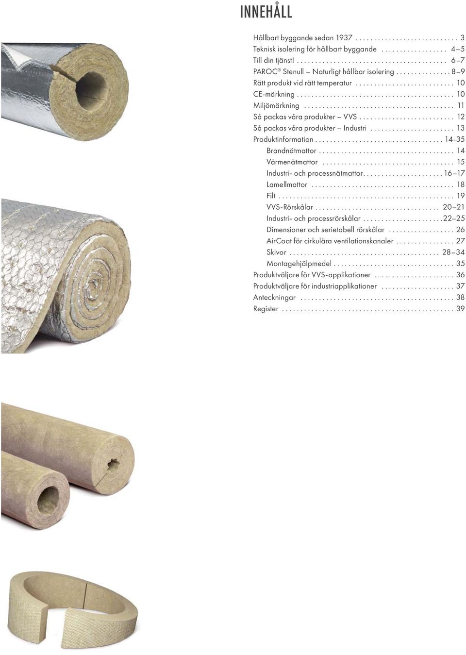 ......................... 12 Så packas våra produkter Industri....................... 13 Produktinformation................................... 14-35 Brandnätmattor..................................... 14 Värmenätmattor.