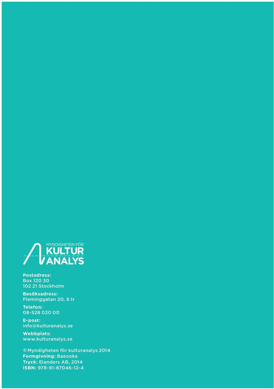 info@kulturanalys.