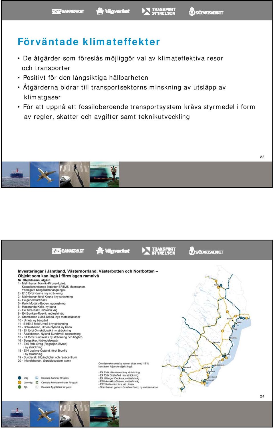 transportsektorns minskning av utsläpp av klimatgaser För att uppnå ett fossiloberoende
