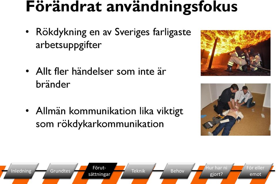 fler händelser som inte är bränder Allmän