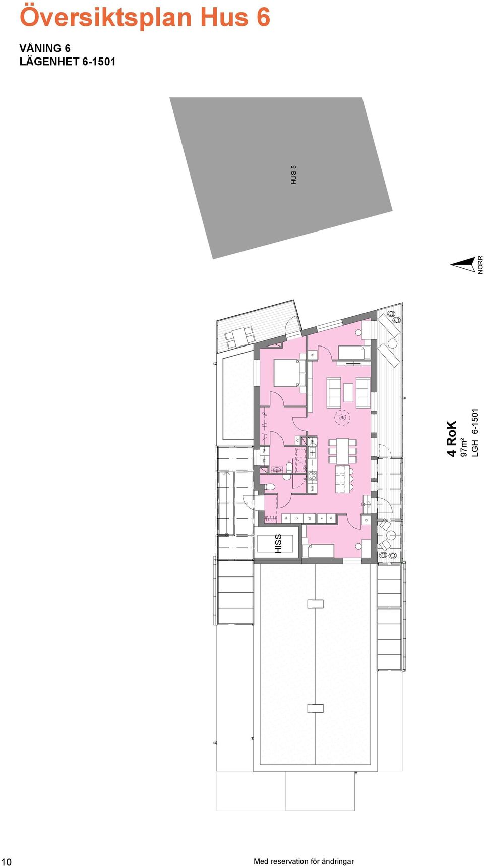 Ro 97m² 6-1501 VÅI 6 ÄEET 6-1501