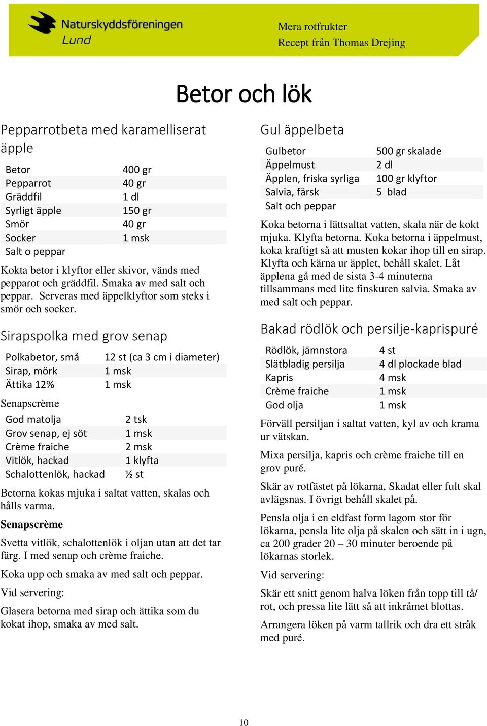 Sirapspolka med grov senap Polkabetor, små Sirap, mörk Ättika 12% Senapscrème God matolja Grov senap, ej söt Crème fraiche Vitlök, hackad Schalottenlök, hackad 12 st (ca 3 cm i diameter) 2 tsk 2 msk