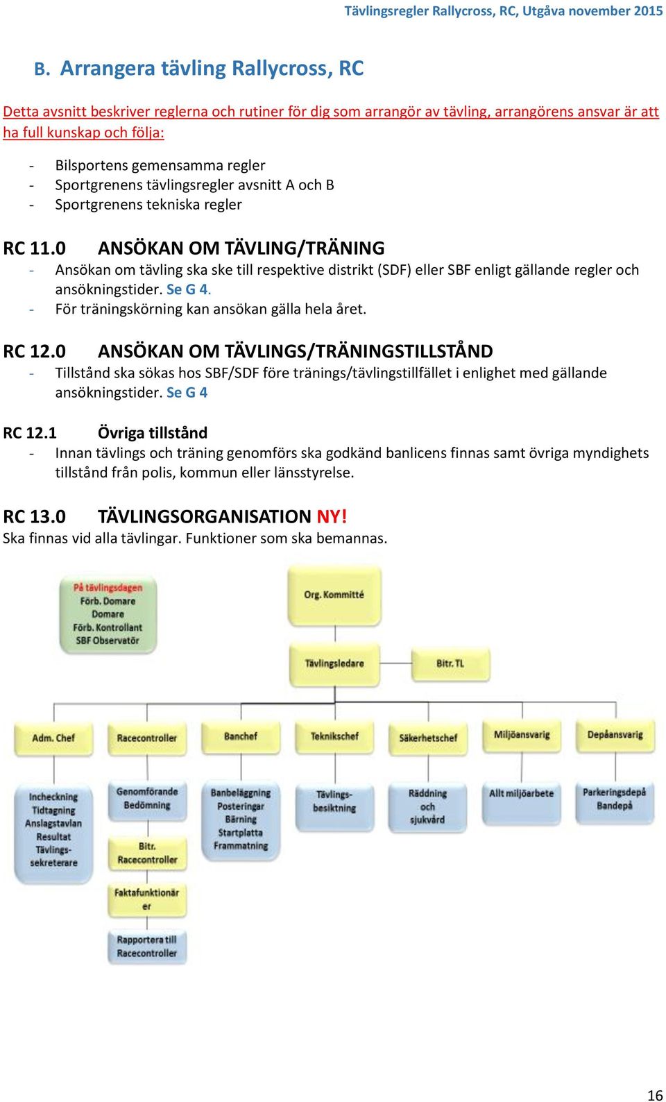 0 ANSÖKAN OM TÄVLING/TRÄNING - Ansökan om tävling ska ske till respektive distrikt (SDF) eller SBF enligt gällande regler och ansökningstider. Se G 4.