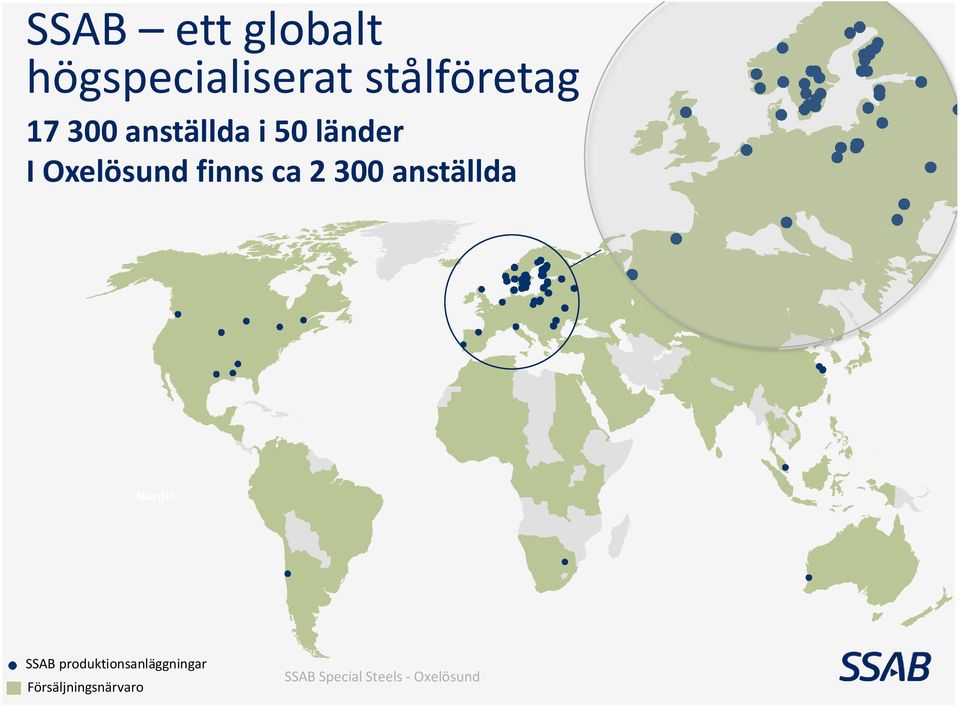 I Oxelösund finns ca 2 300 anställda