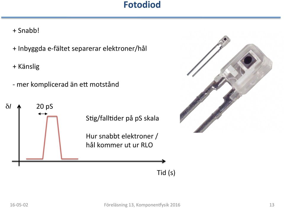 Känslig - mer komplicerad än em motstånd δi 20