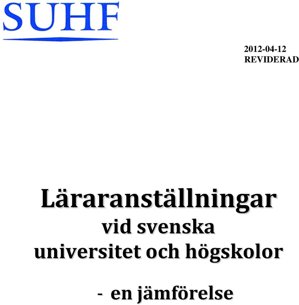 svenska universitet och