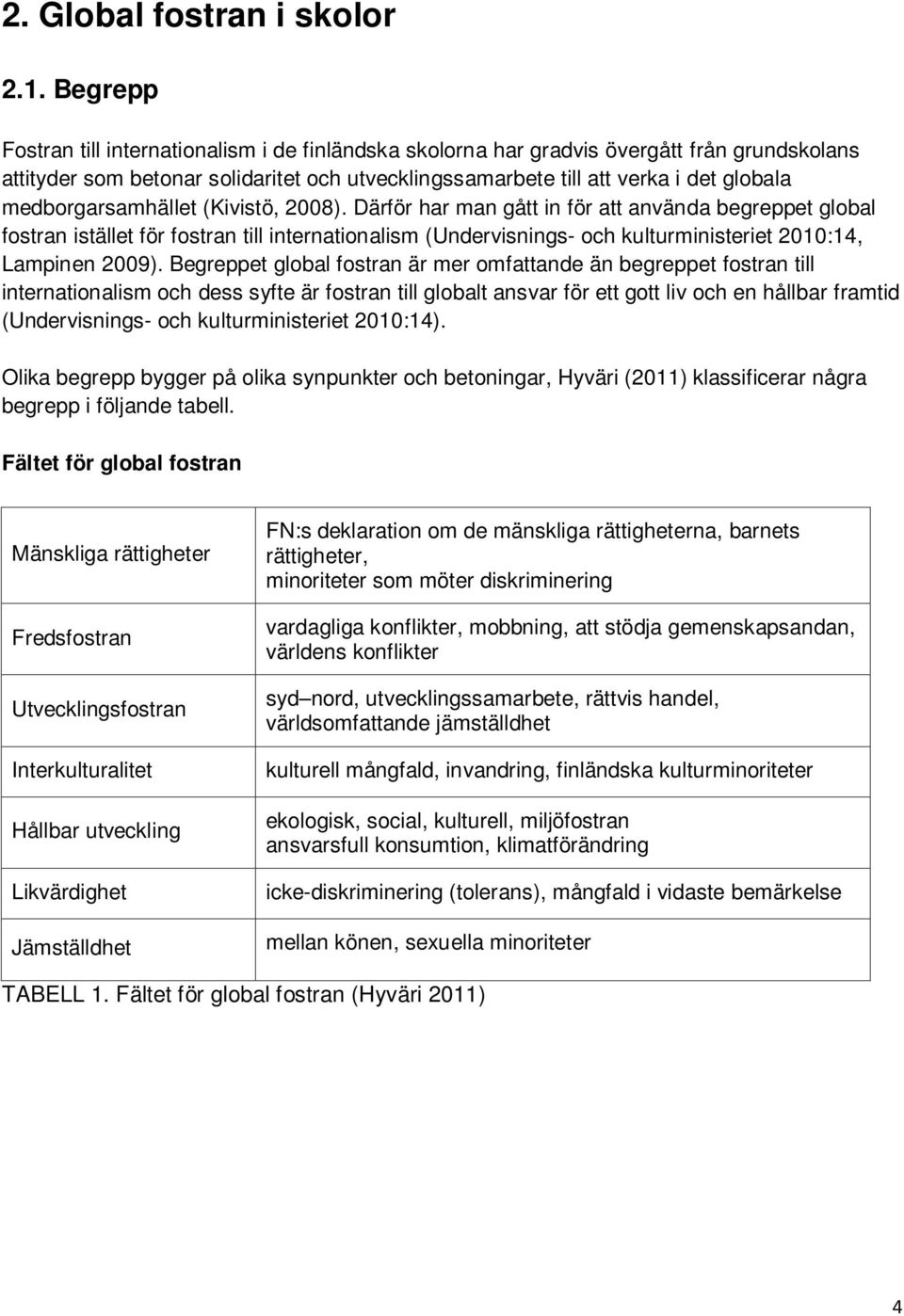 medborgarsamhället (Kivistö, 2008).