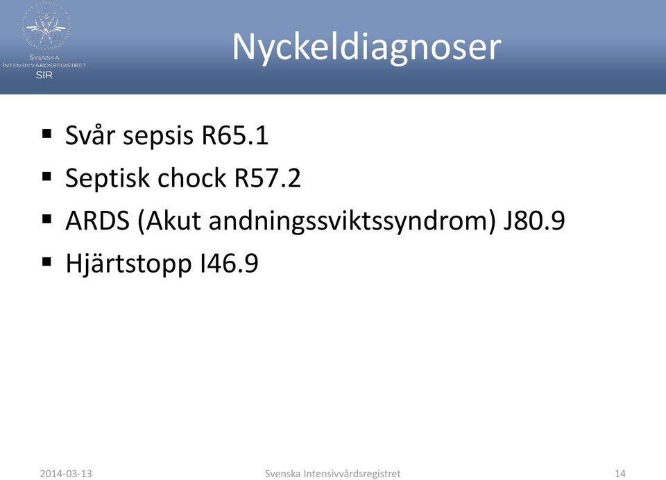 2 ARDS (Akut andningssviktssyndrom)