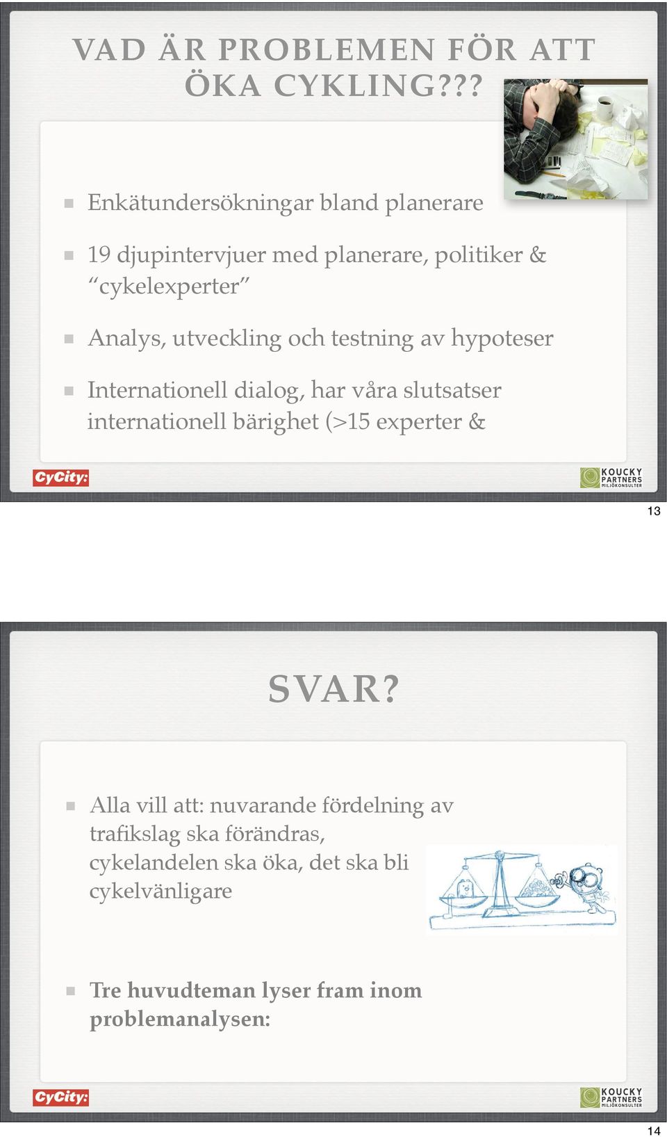 utveckling och testning av hypoteser Internationell dialog, har våra slutsatser internationell bärighet (>15